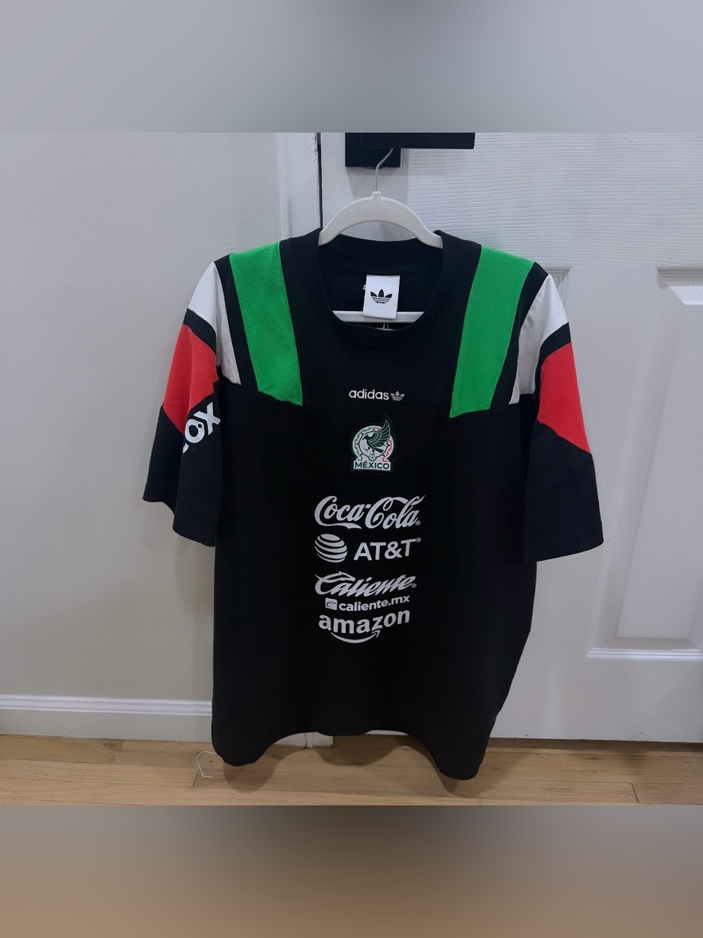 Adidas Mexico EQT Black Shirt Men Size 2XL